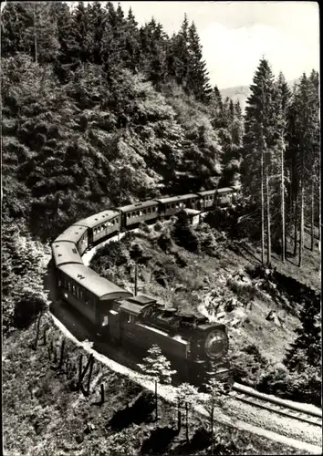 Ak Harzquerbahn, Dampflok