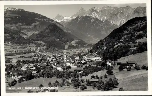 Ak Schruns in Vorarlberg, Gesamtansicht