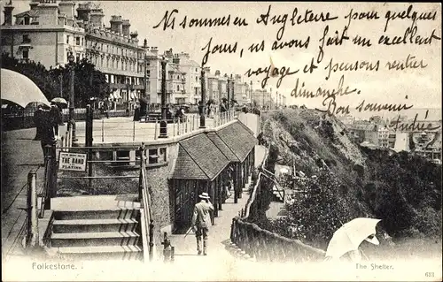 Ak Folkestone Kent England, Tierheim