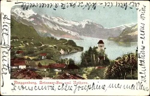 Ak Ringgenberg Kanton Bern, Brienzer-See, Rothorn