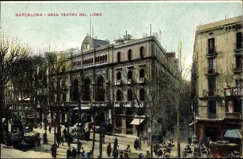 Ak Barcelona Katalonien Spanien, Gran Teatro del Liceu