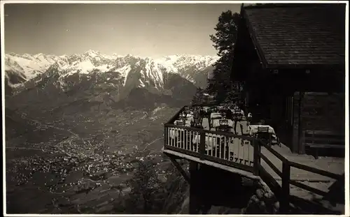 Ak Hafling Avelengo Südtirol, Café Belvedere