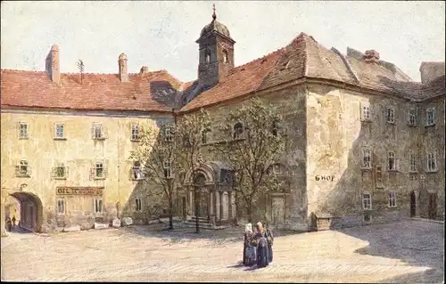 Künstler Ak Fischer, Ludwig Hans, Wien 4 Wieden, Freihaus