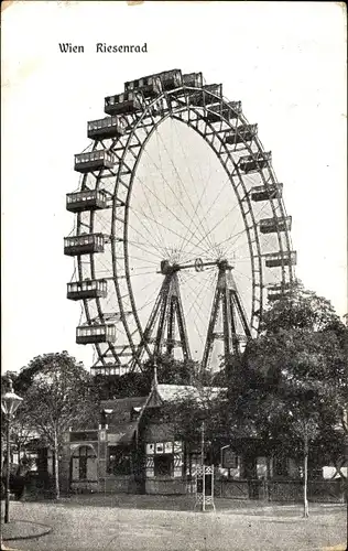 Ak Wien 2 Leopoldstadt, Praterstraße, Riesenrad
