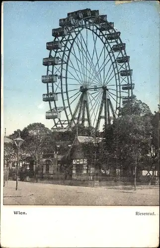 Ak Wien 2 Leopoldstadt, Riesenrad