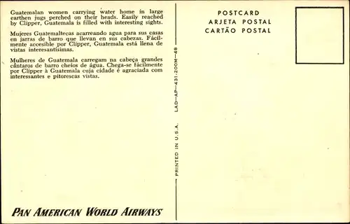 Ak Guatemala, Dorfpartie, Frauen