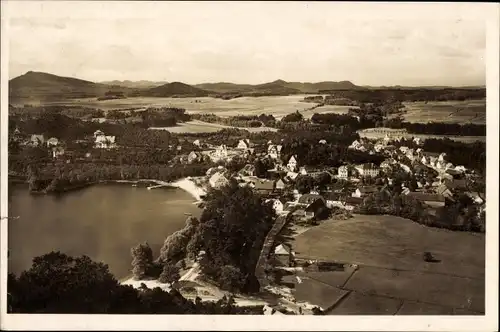 Ak Staré Splavy Thammühl Doksy Hirschberg am See Region Reichenberg, Blick vom Schraubenberg