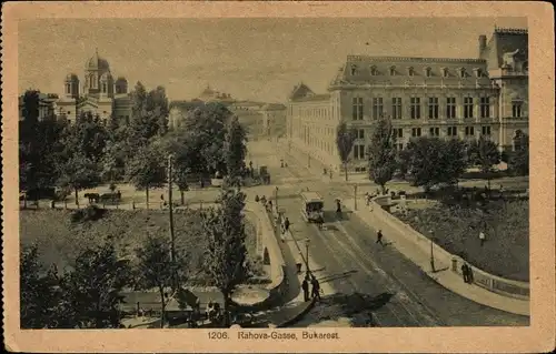Ak București Bukarest Rumänien, Rahova-Gasse