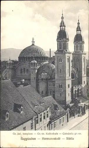 Ak Sibiu Nagyszeben Hermannstadt Rumänien, Griechisch-orthodoxe Kathedrale