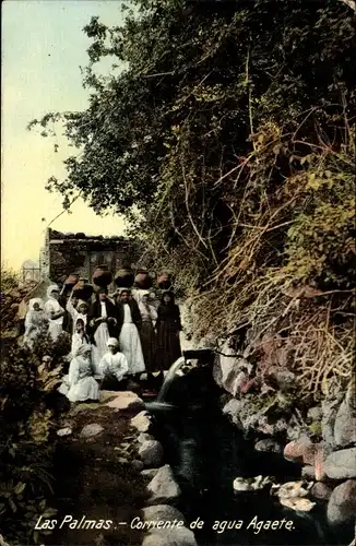 Ak Las Palmas de Gran Canaria Kanarische Inseln, Agaete Wasserströmung