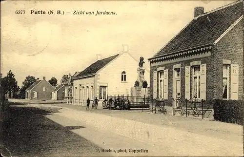 Ak Putte Woensdrecht Nordbrabant, Standbeeld Jordaens