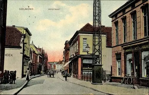 Ak Helmond Nordbrabant Niederlande, Veestraat