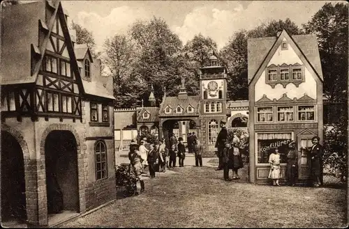 Ak Schaeffer's Märchenstadt Liliput, Liliputaner