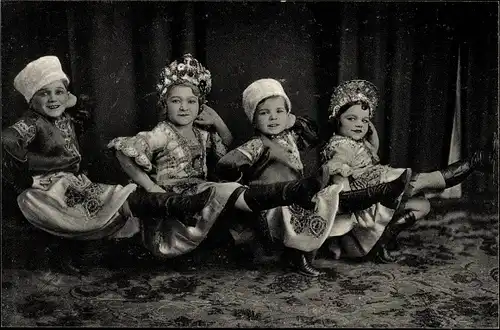 Ak Berlin, Schafer's Märchenstadt Liliput, Liliputaner, Kasatschok