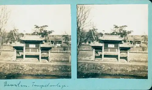 Stereo Foto China ?, Tempelanlage