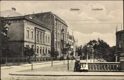 Ak Lutherstadt Eisleben, Landwehr