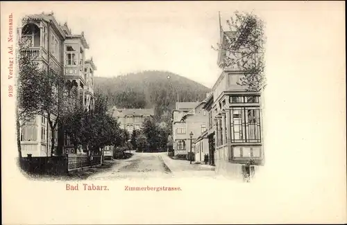 Ak Tabarz im Thüringer Wald, Zimmerbergstraße