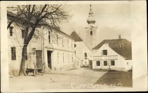 Foto Ak Euratsfeld Niederösterreich, Teilansicht mit Kirche