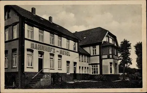 Ak Barßel in Niedersachsen, Bahnhofs-Hotel