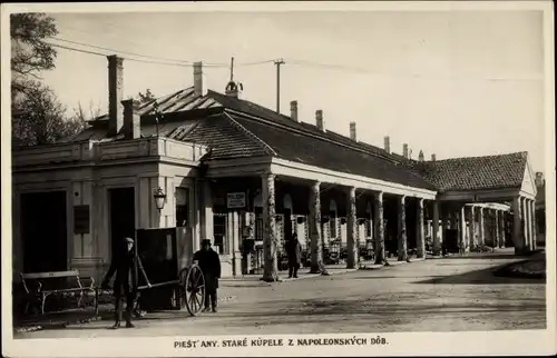 Ak Piešťany Pistyan Pistian Pöstyen Slowakei, Alte Bäder aus Napoleonischer Zeit