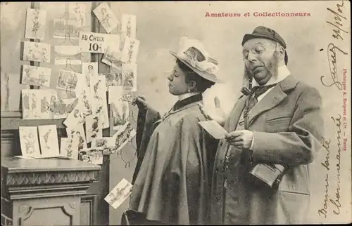 Ak Amateure und Sammler, Editions Bergeret