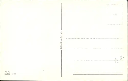 Ak Glückwunsch Ostern, Vermenschlichte Hasen sammeln Ostereier