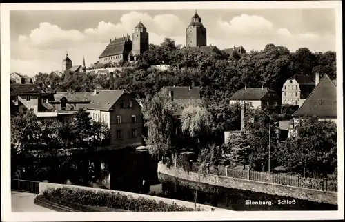 Ak Eilenburg an der Mulde Sachsen, Teilansicht, Schloss