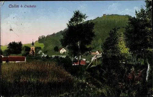 Ak Collm Wermsdorf in Sachsen, Teilansicht
