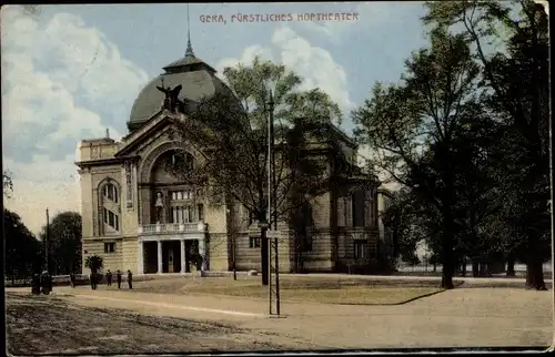 Ak Gera in Thüringen, Fürstliches Hoftheater