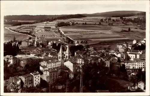 Ak La Louvesc Ardèche, Ortsansicht von Südosten