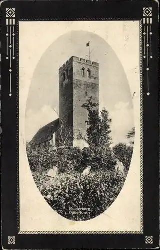 Passepartout Ak Muiderberg Muiden Nordholland Niederlande, Oude Toren