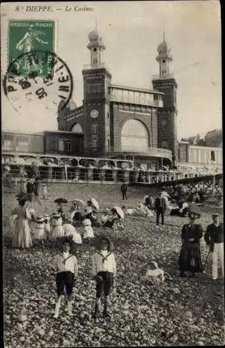 Ak Dieppe Seine-Maritime, Das Casino
