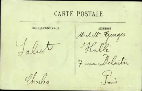 Ak Rouen Seine Maritime, Kirche, La Place Saint-Sever, Straßenbahn