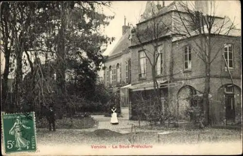 Ak Vervins Aisne, Unterpräfektur