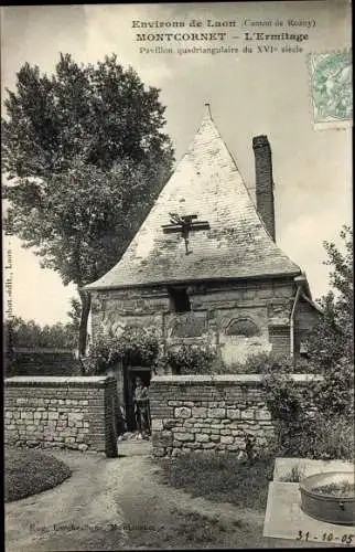 Ak Montcornet Aisne, Die Eremitage