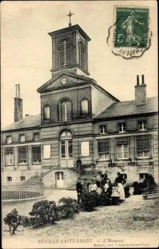 Ak Neuilly Saint Front Aisne, L'Hospiz