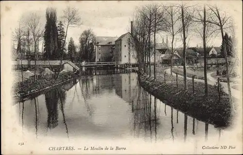 Ak Chartres Eure et Loir, Le Moulin de la Barre