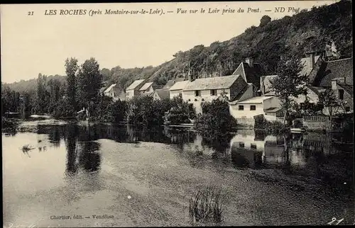 Ak Les Roches Loir et Cher, Pres Montoire sur le Loir