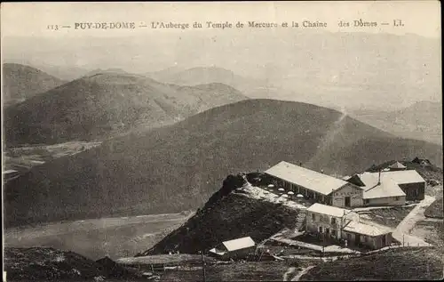 Ak Puy de Dôme, Auberge du Temple de Mercury und La Chaine