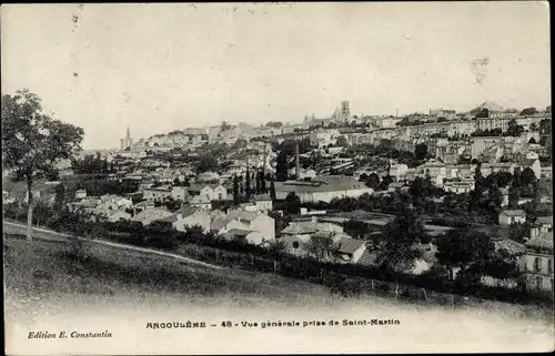 Ak Angoulême Charente, Gesamtansicht