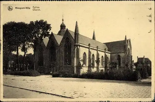 Ak Nieuport Nieuwpoort Westflandern, Kirche