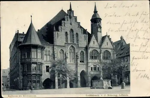 Ak Hildesheim in Niedersachsen, Rathaus