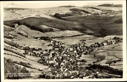 Ak Geising Altenberg im Erzgebirge, Blick vom Geisingberg