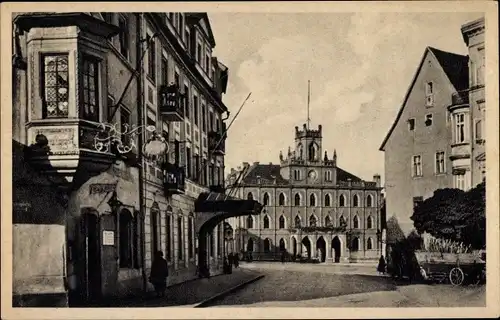 Ak Weimar in Thüringen, Markt, Rathaus
