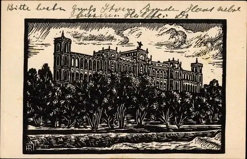 Künstler Ak München, Amtsgebäude