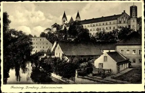 Ak Freising in Oberbayern, Domberg, Lehrerseminar