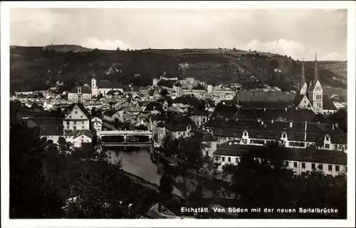 Ak Eichstätt in Oberbayern, Spitalbrücke