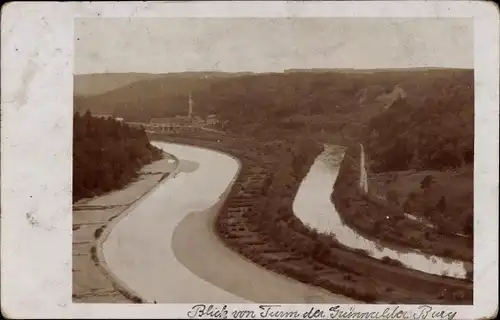 Foto Ak Grünwald bei München, Grünwalder Burg