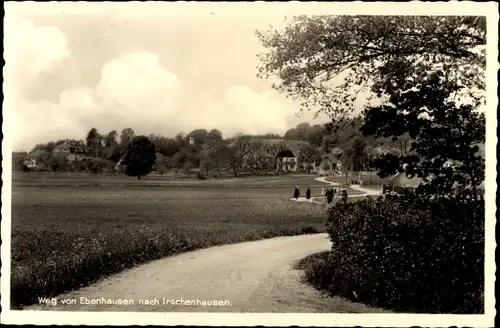 Ak Ebenhausen Schäftlarn in Oberbayern, Irschenhausen, Panorama