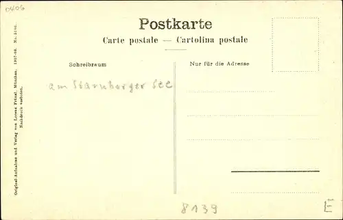 Ak Bernried am Starnberger See Oberbayern, Benediktenwand